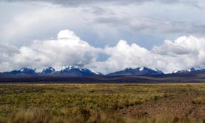 Field view of Altiplano. 