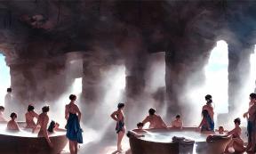 Roman bathhouse. Source: 4K_Heaven / Adobe Stock.
