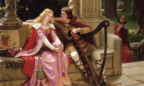 'The End of the Song’ – a depiction of the lovers Tristan and Isolde.