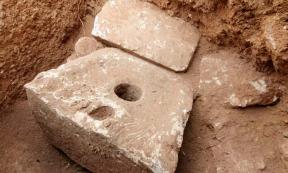 Ancient toilet found in Jerusalem. Source: Yoli Schwartz, Israel Antiquities Authority.
