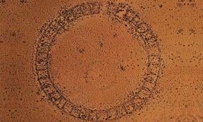 The circular monument discovered in Waskiri, Bolivia. Credit: Antiquity.