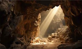 AI image of a cave. Source: ToonArt/Adobe Stock