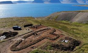 Archaeological excavation at Arnarfjörður has unearthed huge amounts of data. Researchers have also found data within the texts of ancient Icelandic sagas, as well as drone technology to identify possible dig sites. Source: Margrét Hallmundsdóttir
