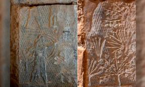 These ancient Iraq carvings dating to the Assyrian Empire were unearthed near the Mashki Gate in Mosul, escaping destruction by IS in 2016. Source: Iraqi Ministry of Culture