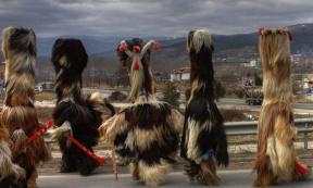 Kukeri is a type of wild man in Bulgaria. Rituals with this ‘beast’ are believed to scare away evil spirits.