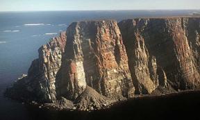 Stolbovoy Island, it would have been connected to the mainland. Source: Ilya Kravchenko (via Siberian Times)
