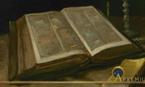 Still life with Bible by Vincent van Gogh (1885) Van Gogh Museum (Public Domain)