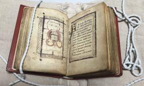 The Book of Deer contains notes in the margin which are the first written examples of Scottish Gaelic and hinted at the location of the monastery where they were written. Source: The Book of Deer Project