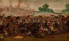 The Burning of Jerusalem by Nebuchadnezzar’s Army (1630-1660) 