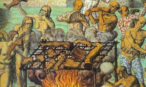 Cannibalism in Brazil as described by Hans Staden in the 16th century