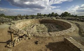 Colorado, Montezuma County, Canyons of the Ancients National Monument. The Great Kiva at Lowry Pueblo. Source: Dominic / Adobe Stock