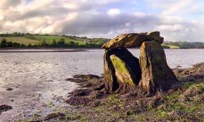 New research helped identify Carraig á Mhaistin, the Rostellan dolmen, more definitively as a Stone Age megalithic tomb.         Source: Howard Goldbaum / CC BY NC 4.0