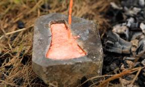 The Copper Axe Craft of Ancient Scotland. Source: YouTube Screenshot / AncientCraftUK.