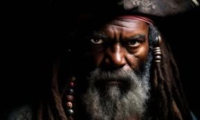 AI illustration of a black pirate of the Caribbean. Source: frimufilms/Adobe Stock