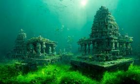Representation of Dwarka underwater. Source:  Amith / Adobe Stock.