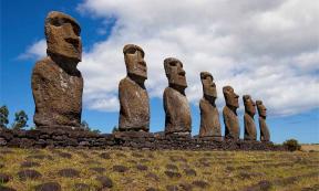 Easter Island moai statues. Source: 16to9foto / Adobe Stock.