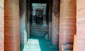 Inside Egypt's oldest known example of a tomb aligned with the winter solstice. Source: University of Malaga