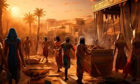 Ancient Egypt funeral of a pharaoh. Source: Robert / Adobe Stock.