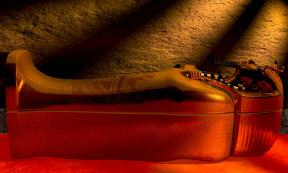 Egyptian coffin. Source: George Bailey / Adobe Stock.