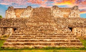 One of two mirrored temples at Ek’ Balam called Los Gemelos (The Twins)	 Source: Jose Ignacio Soto / Adobe Stock 