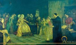 John Dee demonstrating an experiment before Queen Elizabeth I (Wellcome Images/ CC BY-SA 4.0)