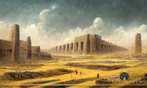 AI Illustration of Eridu, close to the Persian Gulf near the mouth of the Euphrates River ( Rick/ Adobe Stock)
