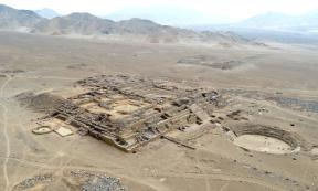 Aerial view of the newly discovered Fire Altar at Era de Pando.