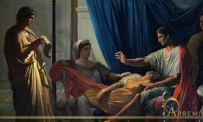 Virgil reading The Aeneid before Augustus, Livia and Octavia, by  Jean Auguste Dominique Ingres (1812) Toulouse, Musée des Augustins (Public Domain)