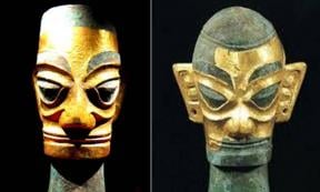 Golden Masks from Sanxingdui