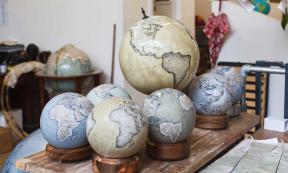 Can you Believe these Gorgeous Globes are Painstakingly Hand-made and Illustrated?