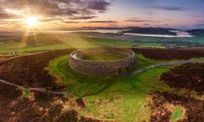 Grianan of Aileach ring fort, Donegal, Ireland.