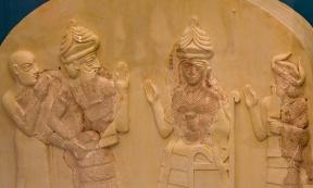 Votive stele of Gudea, ruler of Lagash, to the temple of Ningirsu. Ancient Orient Museum, Istanbul. Source: Osama Shukir Muhammed Amin FRCP (Glasg)/CC BY-SA 4.0)