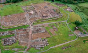 Aerial view of Vindolanda. Source: makasana photo / Adobe Stock.