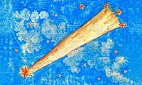 Halley’s Comet was seen as a harbinger of doom for the English subjects of Harold II, the last Anglo-Saxon king of England. This watercolor is entitled The Comet of 1532. Source: Science Museum / CC BY-NC-SA 4.0