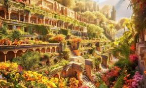 Representational image of the Hanging Gardens of Babylon. Source: Creative Digital Art / Adobe Stock 