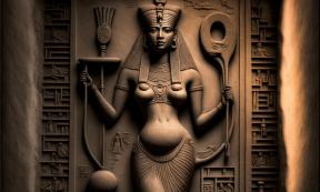 Hathor with sistrum 