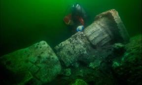 Temple remains have been found at Heracleion  
