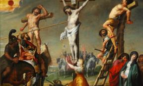 Longinus piercing Christ’s side with the Holy Lance    Source: Gerrit De La Vallé / Public domain