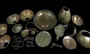 The Knaresborough Hoard, image.	Source: Courtesy of the Yorkshire Museum/Newcastle University
