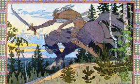 Immortal Koschei the Deathless on his enchanted steed