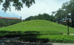LSU campus Native American Mound