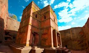 Unique monolithic rock-hewn Church of St George, Lalibela, Ethiopia. Credit:Dmitry Chulov / BigStockPhoto