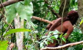 nai-Fundacao Nacional do Indio [Funai] captured this image of an Indigenous man believed to have been living alone for 26 years. Source: Funai-Fundacao Nacional do Indio