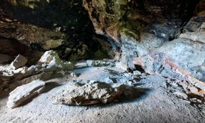 : Interior of Lovelock Cave located next to the former lakebed of Lake Lahontan in Nevada. Source: BLM Nevada / CC BY-SA 2.0