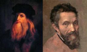 Leonardo da Vinci and Michelangelo.