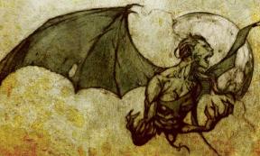 Manananggal, mythical creature of the Philippines. Source: Public Domain