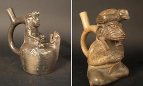 The Mysterious Moche Icon of the Iguana, Companion to the Sky God Wrinkle Face