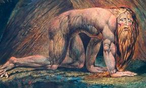 William Blake's ‘The Madness of Nebchuadnezzar’: Does the Book of Daniel confuse Nebchuadnezzar II with Nabonidus? Source: New World Encyclopedia/CC-BY-SA 3.0