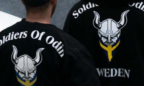 Soldiers of Odin in Stockholm 2016. 