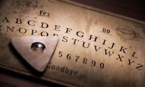An antique Ouija board